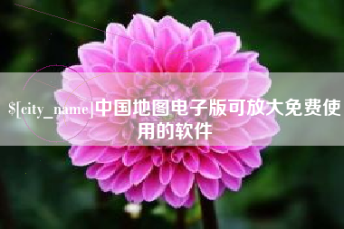 乐清中国地图电子版可放大免费使用的软件