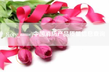 乐清中国消防产品质量信息查询