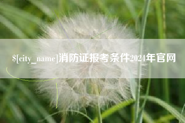 乐清消防证报考条件2024年官网