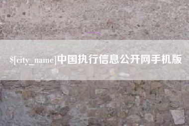 乐清中国执行信息公开网手机版
