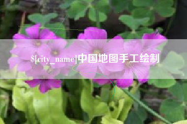 乐清中国地图手工绘制