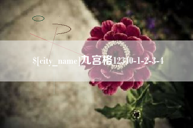 乐清九宫格12340-1-2-3-4