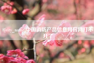 乐清中国消防产品信息网官网打不开了