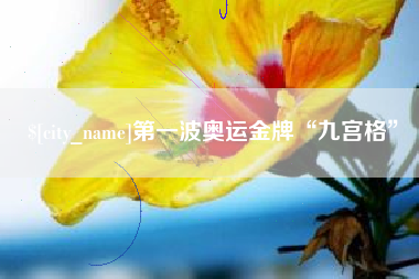 乐清第一波奥运金牌“九宫格”