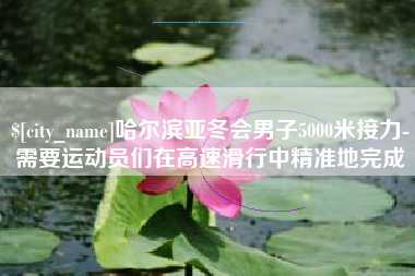 乐清哈尔滨亚冬会男子5000米接力-需要运动员们在高速滑行中精准地完成