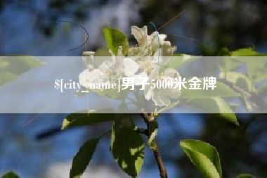 乐清男子5000米金牌