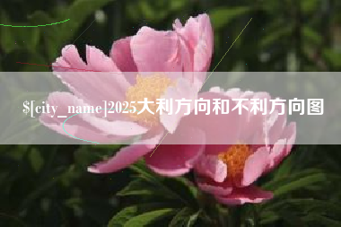 乐清2025大利方向和不利方向图