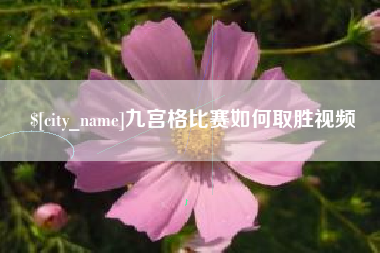 乐清九宫格比赛如何取胜视频