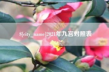 乐清2021年九宫对照表