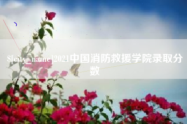 乐清2021中国消防救援学院录取分数