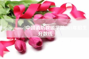 乐清中国消防救援学院2021年招生分数线