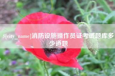 乐清消防设施操作员证考试题库多少道题