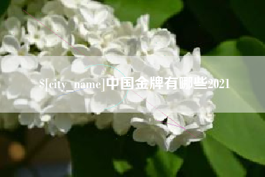 乐清中国金牌有哪些2021
