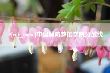 乐清中国消防救援学院分数线